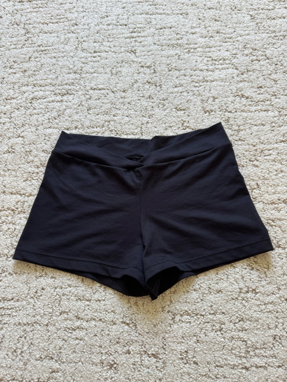 *3 for $9* Black Microfiber Shorts
